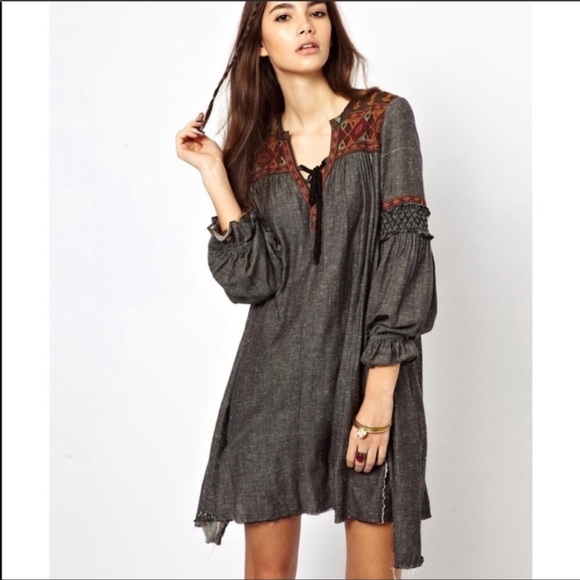 Free People Ties to Florence Embroidered Dress - Picture 4 of 7